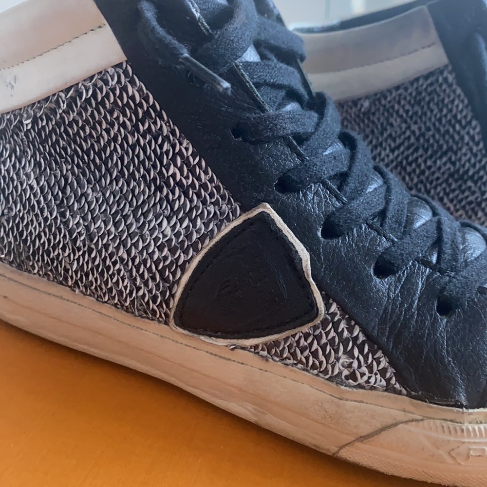 Philippe Model Black Sequin Mids - image 3